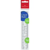 FABER-CASTELL F/C Clear  Ruler 6Inch - Al Masam Stationery LLC
